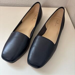 Bandolino Navy Leather Women's Loafers